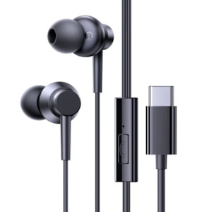 Headsets: Baseus Enock CZ17 Semi-In-Ear Wired Earphones - Black