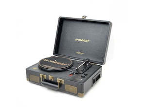 mbeat® Uptown Retro Turntable with Bluetooth Streaming & Cassette Player