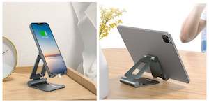 Mbeat: mBeat Foldable Hands Free Mobile & Tablet Stand - Space Grey