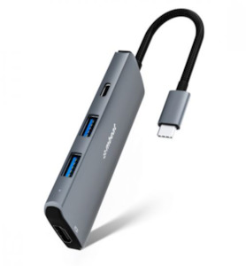 Mbeat: mbeat "Elite" 7-in-1 Multi-Port USB-C 3.2 Hub with 8K HDMI Video, 10Gbps Data, Space Grey