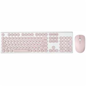 Rapoo X260S Wireless Optical Mouse & Keyboard Pink