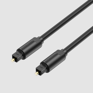 Audio Cables: Vention Optical Fiber Audio Cable 2M Black