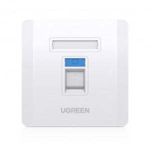 Sale Promotions: UGREEN Wall Plate Dual Ports 5pc/Box  - CLEARANCE