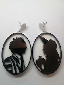 Clothing: Beetlejuice Earrings