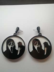 Ghostface Earrings