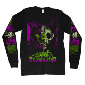 Sale Re Animator Cat Long Sleeve Size S