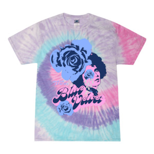 Clothing: Sale Blue Velvet Tie Dye Tee