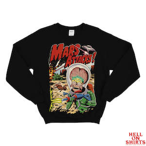 Mars Attacks Ack Ack Crew Neck size L