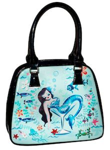 Martini Mermaids Trapezoid Handbag