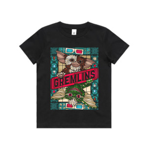 Gremlins Stained Glass Kids Tee