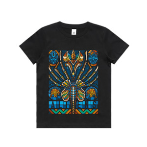 Aliens Stained Glass Kids Tee