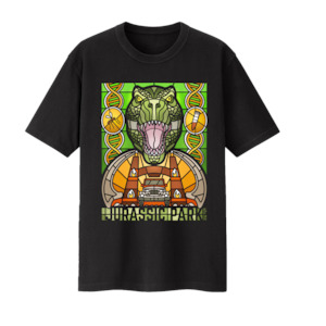 Jurassic Park Stained Glass Tee