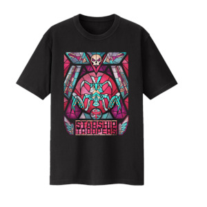 Starship Troopers Stained Glass Tee