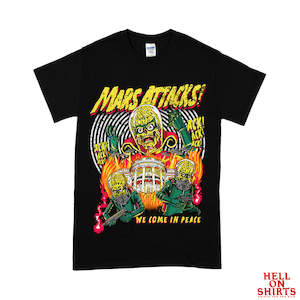 Mars Attacks Ack Invasion Tee Size S