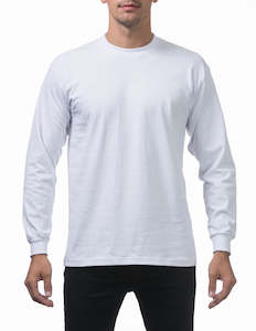 Pro Club Men's Heavyweight Cotton L/S Tshirt SKU114