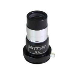 Electrical goods: Saxon 1.25" 2x Short-Focus Barlow Lens with Camera Adapter