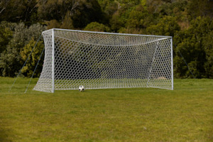 T2 - Adjustable to 35 sizes up to 5m x 2m Aluminium - FOOTBALL GOAL SOFT GROUND …