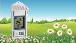 Weather Stations: TFA Digital Thermometer for Indoor or Outdoor - Weatherproof