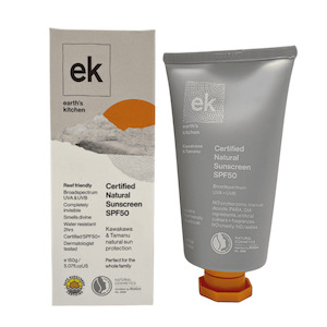 sunscreen: Kawakawa & Tamanu SPF50+ Certified Natural Sun Protection 150g