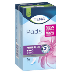 TENA Mini Plus Long Length Pads