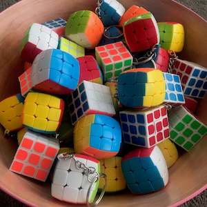 Child minding centre: Mini speed cube keyrings