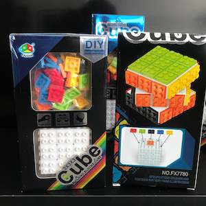 Child minding centre: DIY Brick Cube set