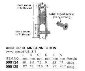 Anchor Chain Swivel. HOMER