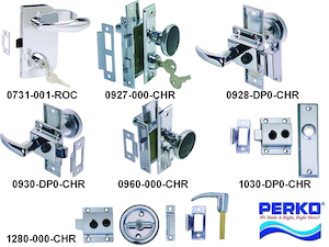 Door and Cabinet Hardware: Door Hardware. PERKO