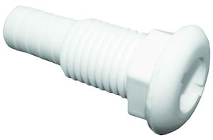 Hull & Deck Fittings & Accessories: Skin Fitting, White. T-H MARINE