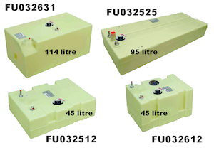 Fuel Tanks: Fuel Tanks, Under Floor. MOELLER