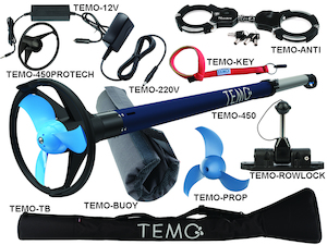 Electric Portable Outboard & Accessories. TEMO