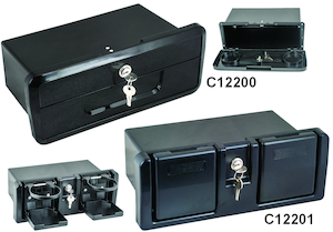 Products: Glove Boxes, Black Plastic. EASTERNER