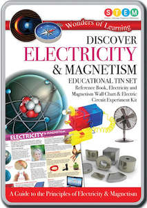 Books: Discover electricity and magnetism tin set