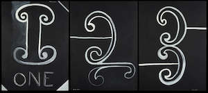 Colin McCahon, 'Koru, 1, 2, 3', 1965 - Print