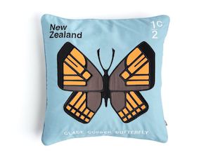 NZ Post Cushion Cover Butterfly Blue