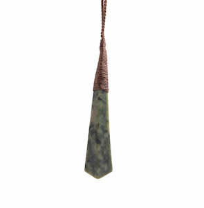 Pounamu drop pendant