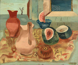 Books: Frances Hodgkins, 'Cut melons', - Print