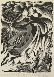 E. Mervyn Taylor, 'Maui and Mahuika', 1956 - Print - wholesale