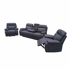 Furniture: Antano 3 Piece Reclining Sofa