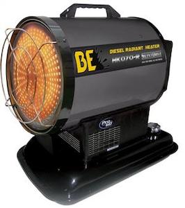 BE Radiant Diesel Heater 158m2