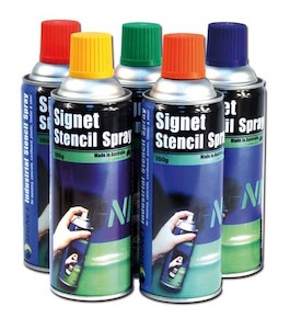 Industrial machinery and equipment: Signet Stencil Ink Paint 12/ctn