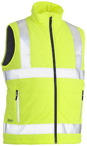 Bisley Taped Hi Vis Puffer Vest