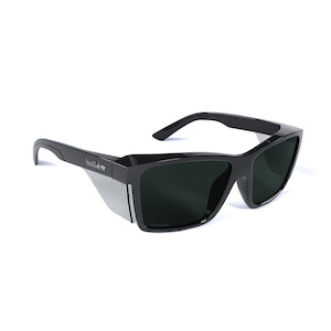 Bolle STKS420 Black Frame Smoke Polarized Safety Glasses