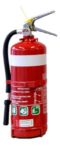 Fire Extinguisher 2.5kg Powder ABE