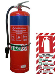 Fire Extinguisher 9L Foam