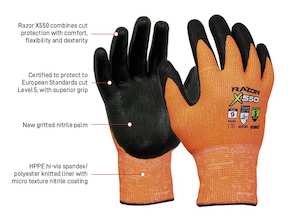 Razor X550 Cut 5 Nitrile Glove