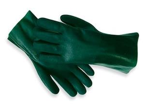 V40DB9 PVC Sanitized Green Glove