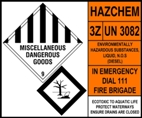 Hazchem Sign X Large