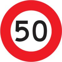 Industrial machinery and equipment: Speed Limit Sign Reflective