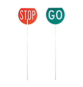 Stop/Go Paddle